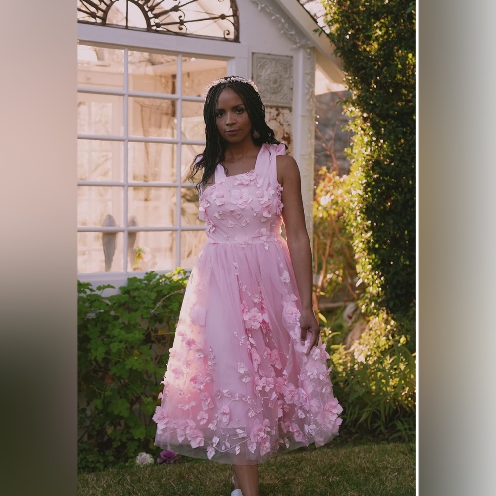 JessaKae Pink Sweet Pea Dress 1x
